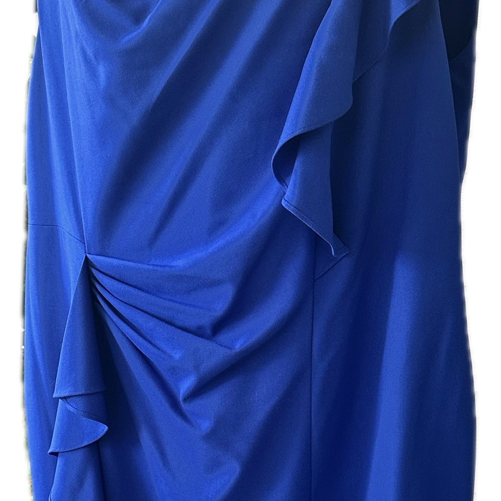 Calvin Klein Royal Blue Dress Plus Size 20W - Picture 3 of 9